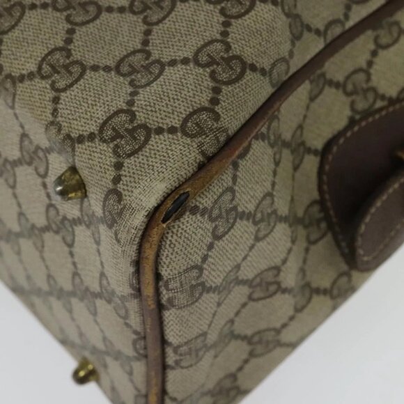 GUCCI GG Supreme Shoulder Bag PVC Beige Auth 133313 - Picture 5 of 16